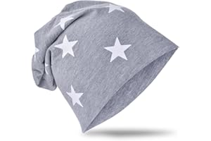 Miobo Jersey Slouch Beanie Cappello Lungo Unisex Stella Cotone Bambino Bambini Donna Uomo