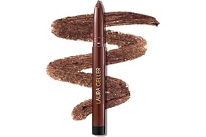 LAURA GELLER BEAUTY LAURA GELLER NEW YORK Longwear Kohl Kajal Eyeliner Pencil (Dark Brown Kohl) Hydrating & Vibrant Eyeliner Pencil With Built in Sharpener For Expert Precision, Glides On Effortlessly