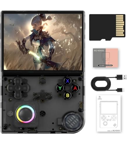 RG405V Retro Handheld Game, Android 12, 128G TF Card, 3172 Games