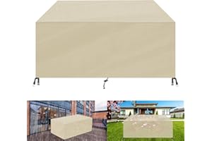 FSMYYXGS Funda para Muebles de JardíN Rectangular 420D Oxford,Impermeable Cubiertas Mesa Externo,Funda Protectora para Mesa de Comedor,para Mesa Silla Muebles,Sofa