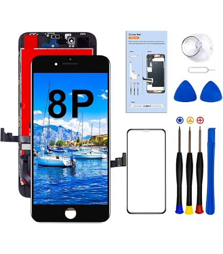 Kit Ricambio Schermo LCD Touch Screen Per Echo Show 5 – Display Digitizer Con Strumenti, Sostituzione Facile