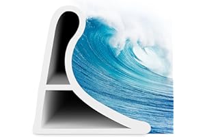 xiaozhifu Barriera Doccia Ferma Acqua, 2M Soglia Doccia Alto 4CM, Silicone Bordo Vasca da Bagno Pieghevole Barriera Autoadesivo, Pieghevole Barriera Acqua Impermeabile per Doccia,Bagno (4*3 CM Bianco)