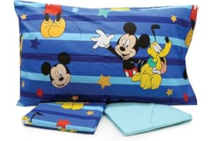 LOVETESSILE Lenzuola Letto Singolo, Completo letto Disney Mickey Mouse in Cotone per Bambini: Magiche Avventure nel Sonno!
