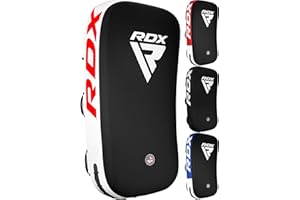 RDX Bouclier de Frappe Pao Boxe Thai Pads, Incurvé Bouclier MMA Coups de Pied Pattes d'ours, Entraînement De Frappe Kickboxing Arts Martiaux Karate Taekwondo Punching Cible (1 PCS Vendu comme Unique)