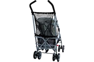 sunnybaby 19267 – Red de la compra, red universal para cochecitos y cochecitos | con cierre rápido – Color: negro | Calidad: fabricado en Alemania