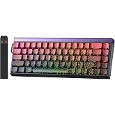 Aula Hero 68 He Magnetic Keyboard Rapid Trigger Dragon King Switch 8000Hz RGB Neon TKL Hot Swap Player Keyboard Red