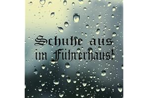 SUPERSTICKI Schuhe aus im Führerhaus approx. 20 cm Car Sticker Tuning Quote Fun Funny Sticker Decal Sticker Made of High Performance Film
