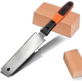 Japanese Mini Saw for Wood with Carbon Steel Blade, Non-Slip, Precise and Clean Cut, Ideal for Carpentry, DIY, Garden and Det