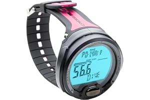 Cressi since 1946 - Leonardo Diving Computer - Air/Nitrox/Depth Gauge Mode - Black/Pink, One Size, Adult Unisex