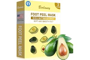 Berlaney Exfolierande fotmask, 3 par, torr fotvård, delade klackar, förhårdnader, tar bort död hud, mjuka fötter, spa hemma e