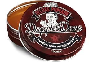 ‎DAPPER DAN Dapper Dan Deluxe Pomade, Medium Hold Medium Shine, Versatile Flexible Water Based Pomade, Professional Look, 1 x 100 ml