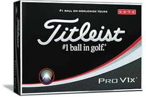 Titleist ProV1x Números Altos Bolas 4 Capas de Golf, Unisex Adulto, Blanco, Única