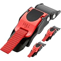 QWORK® 3 Stück Universal Fahrradhelm Verschluss Schnellverschluss Helmschnalle mit Riemen, Fahrradhelm Ersatzteile Sport & Freizeit