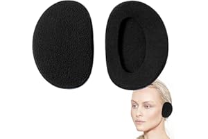Maciun Bandless Earmuffs, Strapless Ear Muffs for Winter, Warm Ear Warmers, Soft Winter Accessories, Ergonomical Ear for Cycling, Outdoor, Indoor