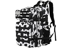 SEYATULLH Mochila Militar Táctica 45L Para Hombres y Mujeres Mochilas Molle con Estante de Botella Campamento Senderismo