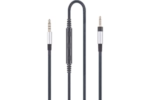 HANSNBY Audio Replacement Cable Compatible with Bose SoundTrue, SoundLink, SoundLink II Headphones and Compatible with iPhone, Apple Devices with Built in Mic, Volume Control