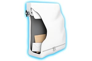 HOMESECURE Fire Proof Retardant Letterbox Bag. Dog Proof Mail Catcher. Internal Letter Box Cover. Extra Security