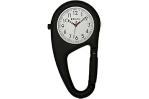 Ravel - Montre à Quartz Caribinée à Clip Ceinture - Quartz Analogique - R1105