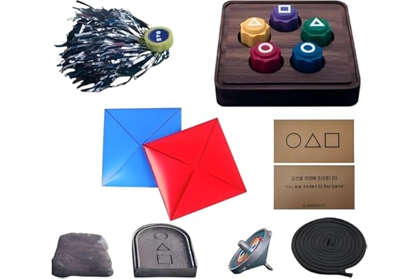 YXthognyx Jeu coréen Gonggi, Ensemble de Jouets de Jeu de calmar - Jeux de Voyage Traditionnels coréens en Famille, coréen Gonggi Un Merveilleux Cadeau (Set)