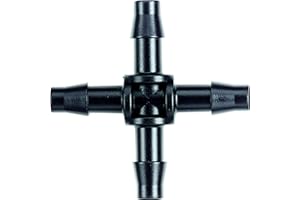 10 x Antelco Micro Irrigation Cross 4mm Barb