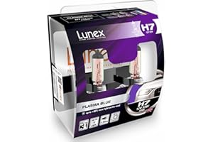 Lunex H7 PLASMA BLUE Headlight Halogen Bulbs 477 12V 55W PX26d 4200K duobox (2 units)
