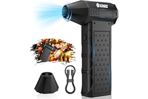 XJUGEZ Aria Compressa Elettrico,4 Velocità Elettrico Rimuovi Polvere, Mini Soffiatore a Batteria Portatile come Bomboletta Aria Compressa,130000RPM Air Duster per PC,Tastiera,Auto -Star