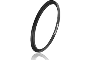 ARES FOTO Step Up Filteradapter. Anillo Adaptador del Filtro Hecho de Aluminio. para Las Lentes de Todos los Fabricantes: Canon Sony Nikon Fujifilm Olympus Tamron Sigma Pentax (72mm – 77mm)
