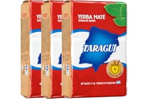 TARAGÜI Taragui Mate Red Pack regularny smak (wejście liści herbaty i łodygi) 500gx3 sztuki