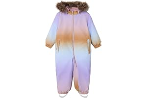 NAME IT Mädchen Nmfsnow10 Suit Aop Fo Noos Schneeanzug (1er Pack)