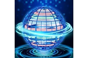 SOSUY Palla Volante Magica Ufo-Ball - Led Flying Orb Ball Boomerang Magica Palla Giocattoli Volanti Compleanno Regalo Adulto Bambino(blu)