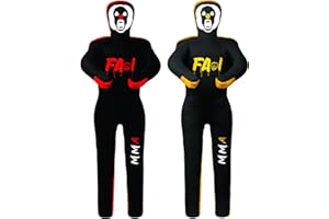 Mannequin de lutte MMA pour différents exercices, entraînement de frappe, lanceur de boxe, karaté, judo, BJJ, jiu jitsu brésilien, arts martiaux mixtes, toile de qualité supérieure, mannequin couché – non rempli