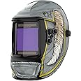 YESWELDER True Colour Welding Mask Helmet Large Viewing Screen 10X9cm Auto Darkening Welding Helmet Solar Power, 4 Arc Sensor Wide Shade 4/5-9/9-13 for TIG MIG ARC Weld Grinding Welder Mask