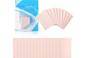 Sumifun Moleskin para pies, 25 paquetes de cinta adhesiva para prevención de ampollas en el talón y el dedo del pie, acolchado de espuma molefoam, reducir el dolor de fricción