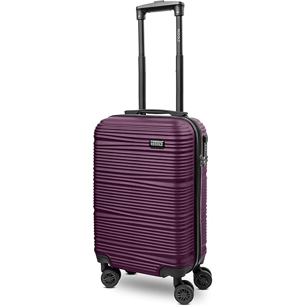 REDOLZ trolley beauty case Essentials 14 Trolley Set 4-delig (S Exp. Beauty Case) Black Metallic zwart 54cm