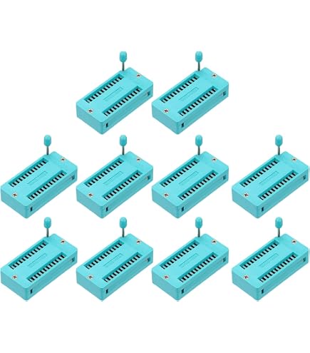 Lot De 110 Supports CI DIP 2.54mm - 6,8,14,16,18,24,28,40 Broches - Raogoodcx