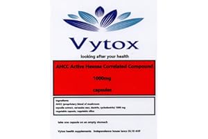 AHCC Active HEXOSE CORRELATED Compound (1000MG) 30 Capsules, by vytox, Vegetarian