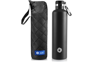 FEIJIAN Stainless Steel Water Bottle 750ml/1000ml Sports Flask Vacuum Insulated Water Bottle Leak Proof BPA Free Metal Water Bottle for School, Cycling, Sports and Gym