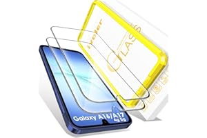 ivoler Panzer Schutz Glas für Samsung Galaxy A17 4G / 5G / A16 4G / 5G Schutzfolie, 9H Härte Schutzglas, HD Klar Schutzfolie, Anti-Kratz, Anti-Bläschen, 2 Stück