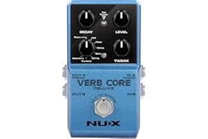 NUX NU-X | Verb Core Deluxe Pedal with 8 Different Reverb Effects in a Single Box