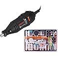 AASONS Mini Die Grinder Rotary Tool Variable Speed | Drilling, Sanding, Buffing, Polishing, Engraving | Dremel Type Electric Compact 130W (Machine with 105pc Accessories)