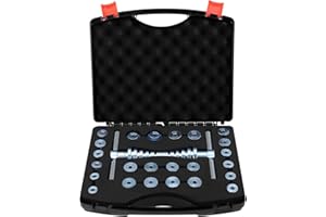 Nastopee Kit De Presse À Roulement De Vélo,Ensembles D'Outils De Roulement De Vélo,avec Boîte De Rangement,en Alliage D'Aluminium,Extracteur Roulement pour Vélo