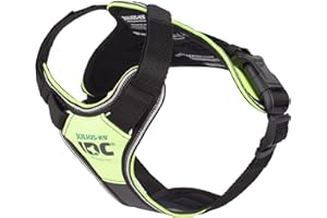 Julius-K9, Arnés IDC Longwalk, Neón-Gris, Tamaño: XS