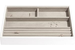 Stackers White Classic Medium Jewellery Box Ring/Bracelets Layer