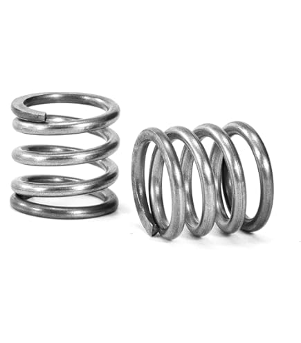 GUNGY Edelstahl Druckfedern 10 Stück - 65mm Länge, 10mm Innendurchmesser (1,3mm Draht)