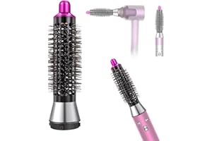 Jegehoyo Petite brosse de volume ronde pour Dyson Airwrap HS01 HS05 Fer à friser Styler Accessoires de fixation, 20 mm de fixation de brosse volume cheveux plats mous, améliore l'expérience coiffage