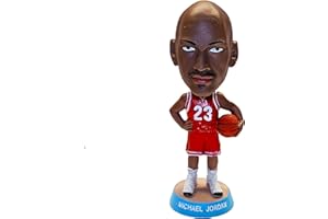 Fabbro Teresa Promotion Statuetta Michael Jordan Basket, Riproduzione in Resina, 100% Dipinta a Mano, Altezza 20 Centimetri - GONGOLO