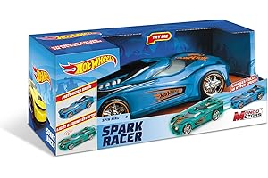 Mondo Motors - Hot Wheels Spark Racers Spin King - macchina a frizione per Bambini - luci e suoni - 51198