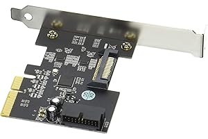 SILVERSTONE TECHNOLOGY SilverStone SST-ECU04-E - SuperSpeed 1x internal USB 3.1 PCI-E Express Card Gen 2.0 2x, 10 Gbps, ReDriver ASIC chips , support low profile