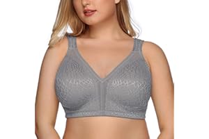DotVol Femme Soutien-Gorge correcteur de Posture Avant sans Fil Bra Minimiseur Confortable