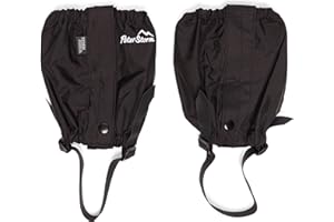 Peter Storm Hike Waterproof Walking Ankle Gaiters, Black, L/XL
